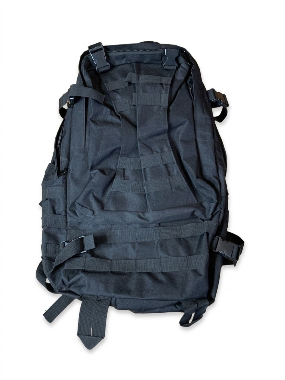 3-in-1 Tactical Military Backpack & Detachable Fanny Waist Pack Black MOLLE